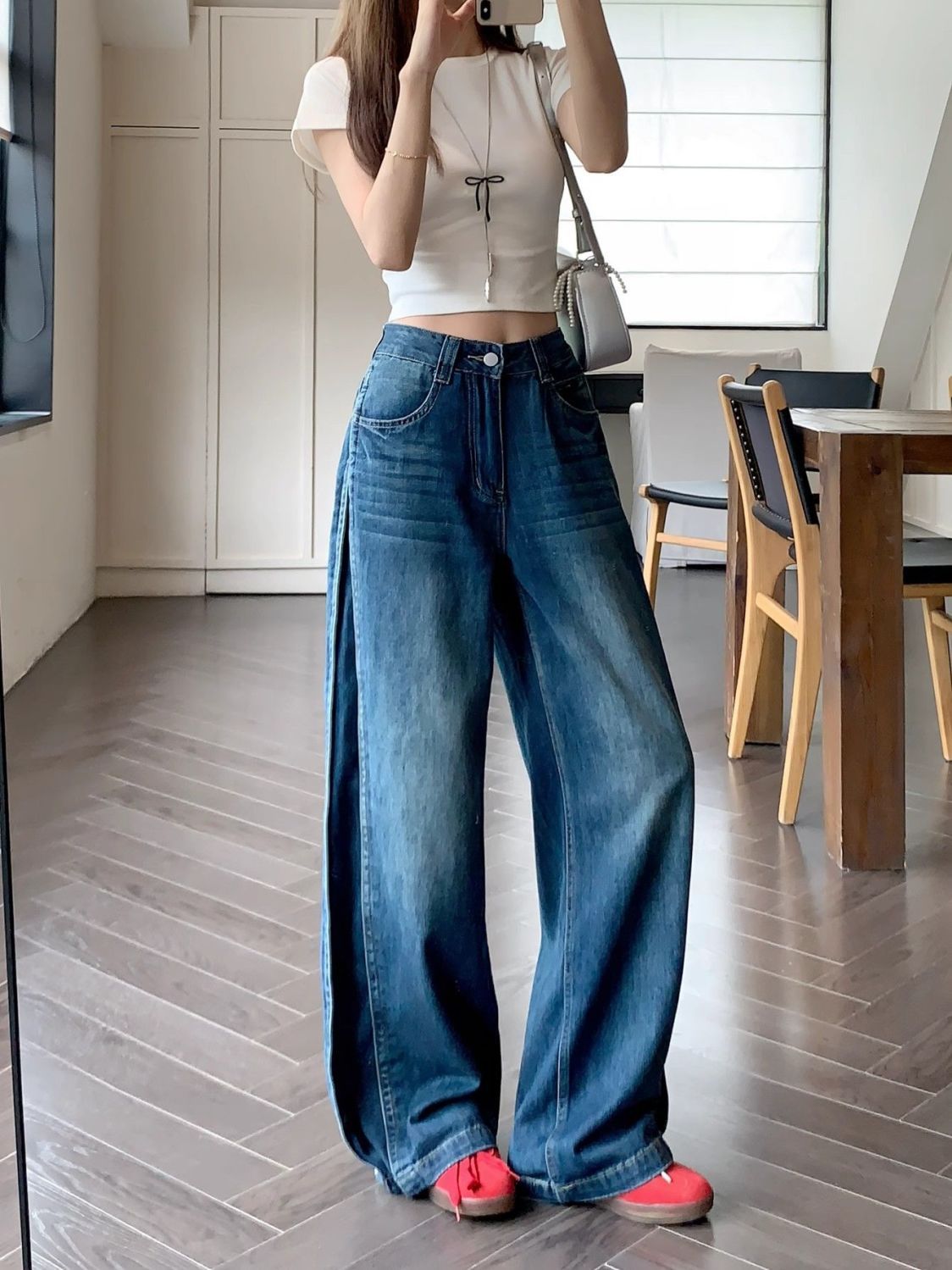 Casava Wide Leg Denim Jeans